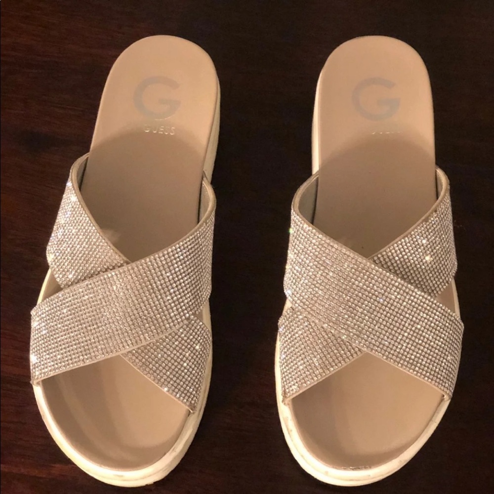 Women’s Sparkly GUESS Sandals